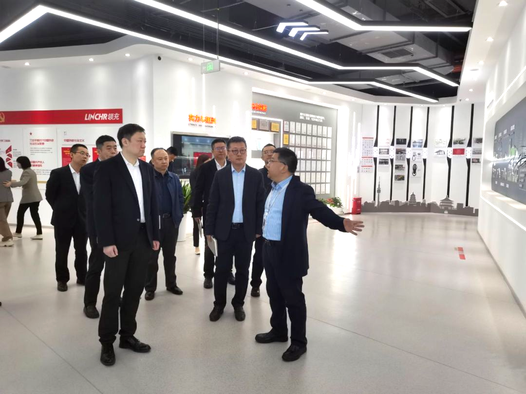 西安投资控股有限公司董事长一行到西安领充调研指导！